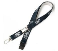 Шнурок с карабином Land Rover Lanyard, Navy